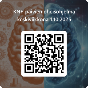KNF-päivien oheisohjelma keskiviikkona 1.10.2025 – Ilmoittautuminen auki!